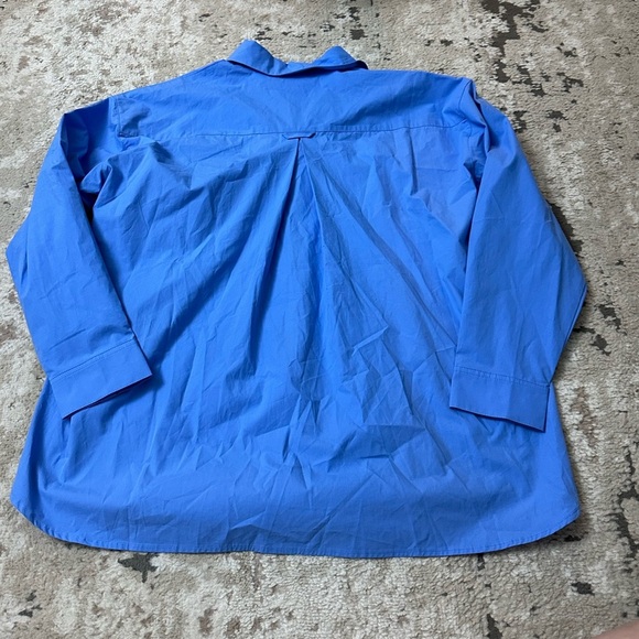 Mod Ref Raya Poplin Top Size Small - Blue - Picture 3 of 6